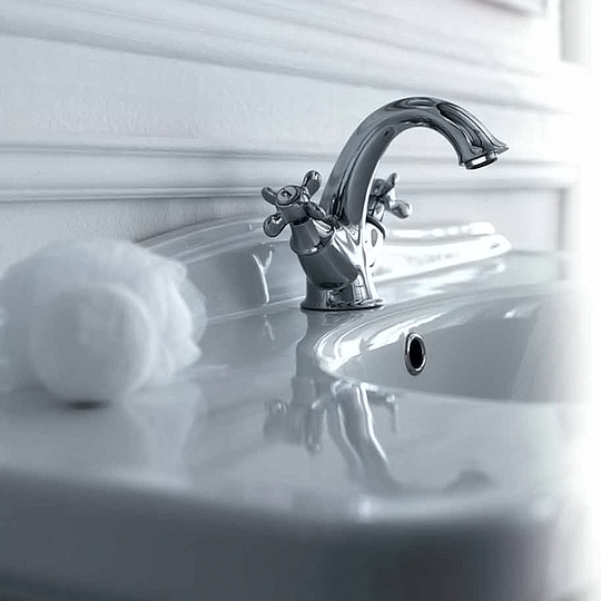 Galassia Ethos Раковина подвесная 95х44 см, с переливом и 1 отвер. под смеситель, цвет: белый глянец 8434M