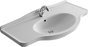 Galassia Ethos Раковина подвесная 95х44 см, с переливом и 1 отвер. под смеситель, цвет: белый глянец 8434M