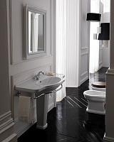 Galassia Ethos Раковина подвесная 95х44 см, с переливом и 1 отвер. под смеситель, цвет: белый глянец 8434M