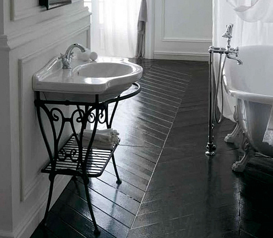 Galassia Ethos Раковина подвесная 75х52 см, с переливом и 1 отвер. под смеситель, цвет: белый глянец 8433M