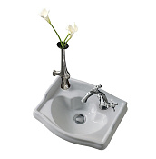 Kerasan Retro Раковина подвесная 41x30 см, с 1 отверстием под смеситель справа, цвет: Bianco 103301*1 dx