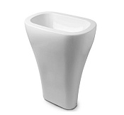 Kerasan Aquatech Раковина свободностоящая 60x40 см, с креплением и сифоном, цвет: Bianco 374201