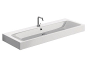 Kerasan Cento Раковина 120x45 см, с 1 отверстием под смеситель и переливом, цвет: Bianco 353401*1