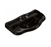 Kerasan Retro Раковина подвесная 100x54,5 см, с 1 отверстием под смеситель, цвет: Nero lucido 105004 nero*1