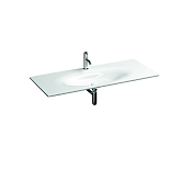 Kerasan Shape Раковина 122х52 cм, с 1 отверстием под смеситель, без перелива, цвет: Bianco 548001*1