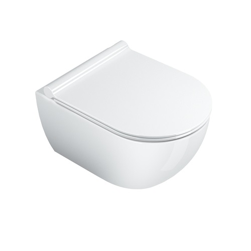 Catalano Sfera Унитаз подвесной безободковый 35x50 см, смыв торнадо, Cataglaze, цвет: белый глянц. 1VSS50R00