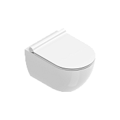 Catalano Sfera Унитаз подвесной безободковый 35x50 см, смыв торнадо, Cataglaze, цвет: белый глянц. 1VSS50R00