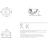 Catalano Sfera Унитаз подвесной безободковый 35x50 см, смыв торнадо, Cataglaze, цвет: белый глянц. 1VSS50R00