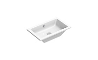 Catalano Zero Раковина встраиваемая снизу 60x37 см, с переливом, покр. Cataglaze, цвет: белый глянц. 0124610001