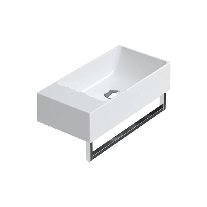 Catalano Comfort Раковина подвесная 50x25x12h см, без перелива, покр. Cataglaze, цвет: белый глянц. 0220520001