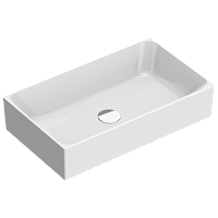 Catalano Zero Раковина чаша 60x35x13h см, без перелива, покрытие Cataglaze, цвет: белый глянцевый 0222600001