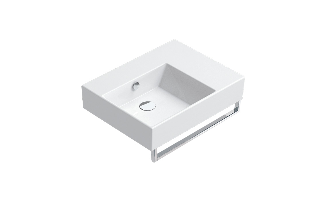 Catalano Comfort Раковина подвесная 60x47x16h см, с переливом, покр. Cataglaze, цвет: белый глянц. 160SVPUP00