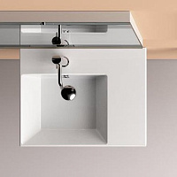 Catalano Comfort Раковина подвесная 60x47x16h см, с переливом, покр. Cataglaze, цвет: белый глянц. 160SVPUP00