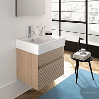 Catalano Comfort Раковина подвесная 60x47x16h см, с переливом, покр. Cataglaze, цвет: белый глянц. 160SVPUP00