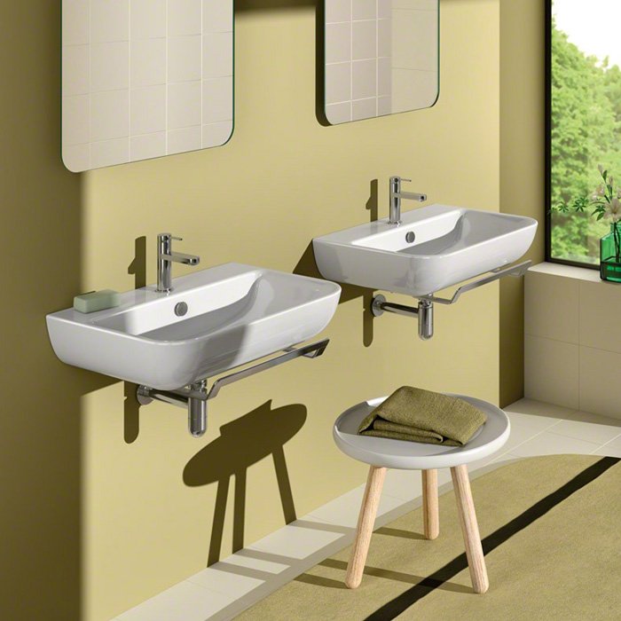 Catalano Comfort Раковина подвесная 65x48x18h см, 1 отв., с переливом, Cataglaze, цвет: белый глянц. 0720651001