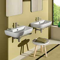 Catalano Comfort Раковина подвесная 65x48x18h см, 1 отв., с переливом, Cataglaze, цвет: белый глянц. 0720651001