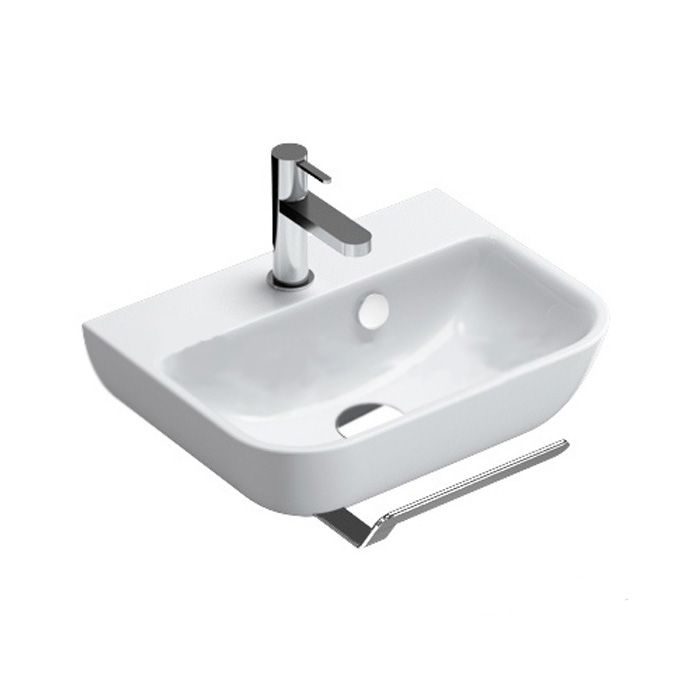 Catalano Comfort Раковина подвесная 45x34x16h см, 1 отв., с переливом, Cataglaze, цвет: белый глянц. 0720451001