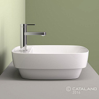 Catalano Italy Раковина встраиваемая сверху 42x42 см 1 отв без перелива Cataglaze цвет: белый глянц. 142GRLXN00