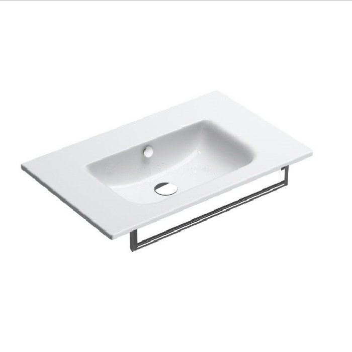 Catalano Comfort Раковина подвесная 80x50x18h см, с переливом, покр. Cataglaze, цвет: белый глянц. 0720810001