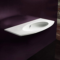 Catalano Comfort Раковина подвесная 102x51x19h см, 1 отв, с переливом, Cataglaze, цвет: белый глянц. 1102VL00