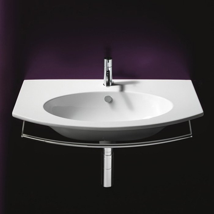 Catalano Comfort Раковина подвесная 82x49x18h см, с переливом, покр. Cataglaze, цвет: белый глянц. 182VL00