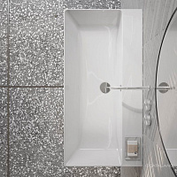 Catalano Comfort Раковина подвесная 100x50x17h см, с переливом, покр. Cataglaze, цвет: белый глянц. 0121000001