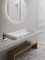 Catalano Comfort Раковина подвесная 100x50x17h см, с переливом, покр. Cataglaze, цвет: белый глянц. 0121000001