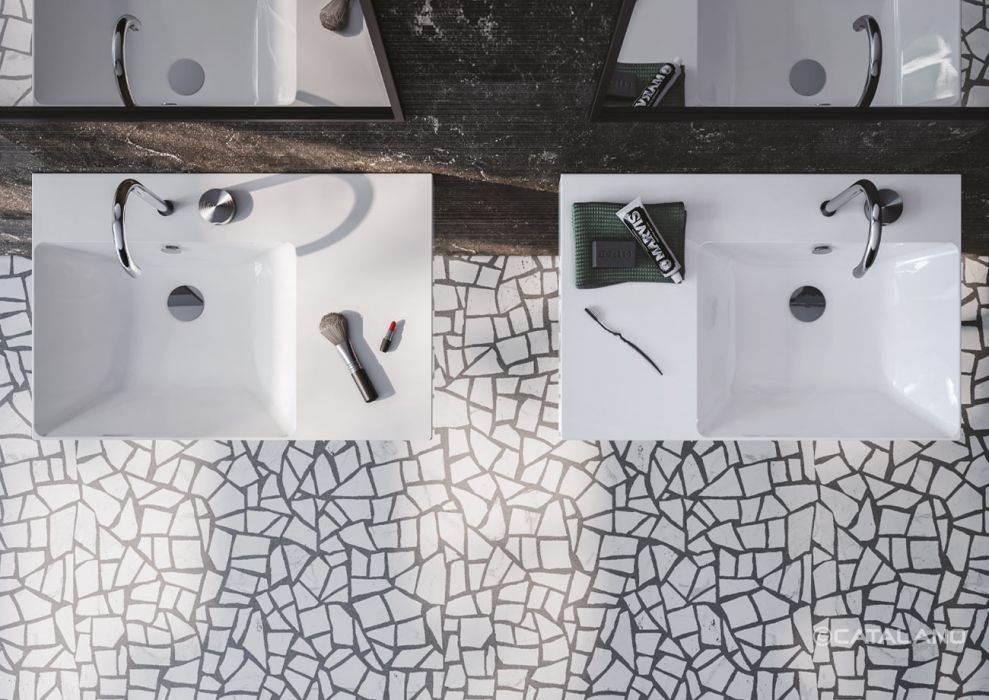 Catalano Comfort Раковина подвесная 75x50x17h см, с переливом, покр. Cataglaze, цвет: белый глянц. 0120780001