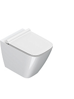 Catalano Green Унитаз напольный безободковый 37x55 см, смыв торнадо, Cataglaze, цвет: белый глянц. 0412350001