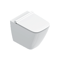 Catalano Green Унитаз напольный безободковый 37x55 см, смыв торнадо, Cataglaze, цвет: белый глянц. 0412350001