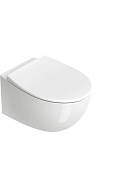 Catalano Italy Унитаз подвесной безободковый 37x52 см, смыв торнадо, Cataglaze, цвет: белый глянц. 0711520001