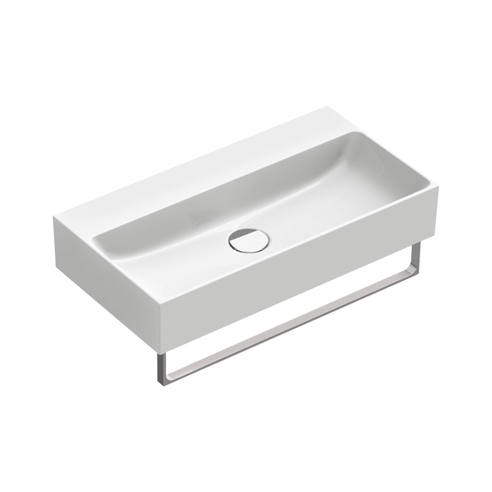 Catalano Comfort Раковина подвесная 65x35x12h см, без перелива, покр. Cataglaze, цвет: белый глянц. 0220650001