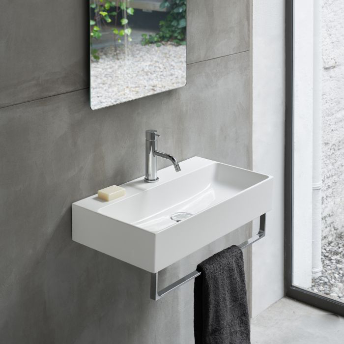 Catalano Comfort Раковина подвесная 65x35x12h см, без перелива, покр. Cataglaze, цвет: белый глянц. 0220650001