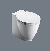 Catalano Zero Унитаз напольный с крышкой 40x58 см, цвет: белый глянцевый VPZG+5ZPST00