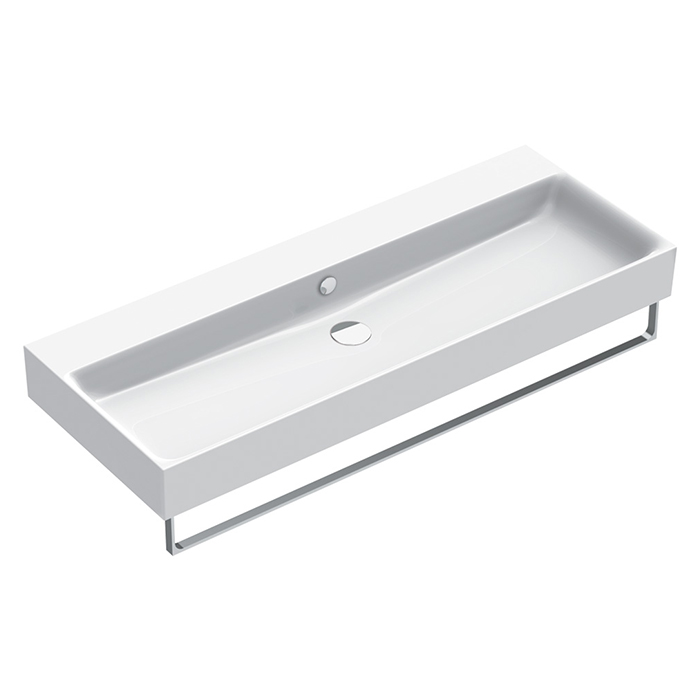 Catalano Comfort Раковина подвесная 120x47x15,5h см, с переливом, покр Cataglaze, цвет: белый глянц. 0221200001