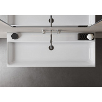 Catalano Comfort Раковина подвесная 120x47x15,5h см, с переливом, покр Cataglaze, цвет: белый глянц. 0221200001