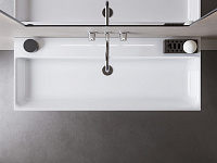 Catalano Comfort Раковина подвесная 120x47x15,5h см, с переливом, покр Cataglaze, цвет: белый глянц. 0221200001