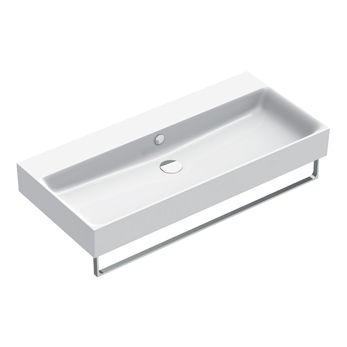 Catalano Comfort Раковина подвесная 100x47x15,5h см, с переливом, покр Cataglaze, цвет: белый глянц. 0221000001