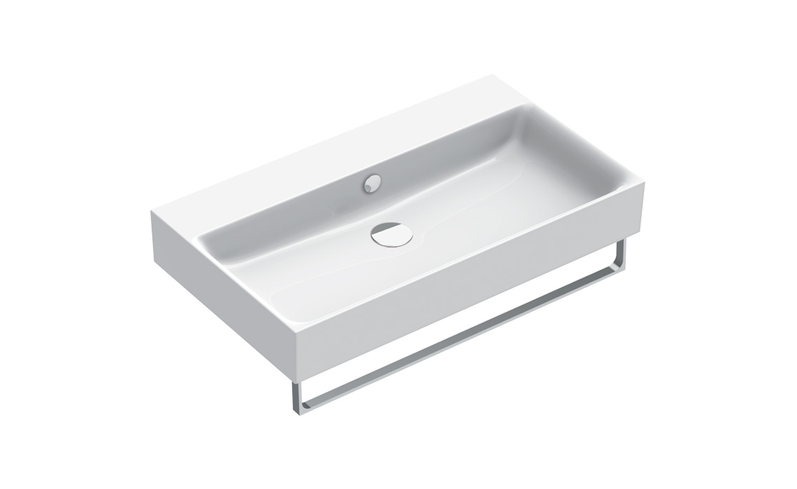 Catalano Comfort Раковина подвесная 80x47x15,5h см, с переливом, покр. Cataglaze, цвет: белый глянц. 0220800001