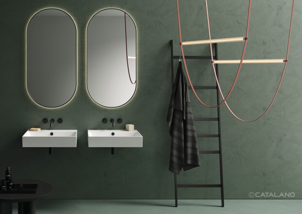 Catalano Comfort Раковина подвесная 60x47x15,5h см, с переливом, покр. Cataglaze, цвет: белый глянц. 0220600001