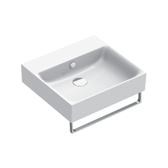 Catalano Comfort Раковина подвесная 50x47x15,5h см, с переливом, покр. Cataglaze, цвет: белый глянц. 0220500001