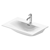 Duravit Viu Раковина, 2 отв под смес, 73х49 см, покр WonderGliss, цвет: белый 23447300581