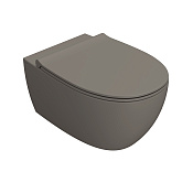 Globo 4All Унитаз подвесной безободковый, с креплением, 54х36 см, цвет: agata матовый MDS03AT