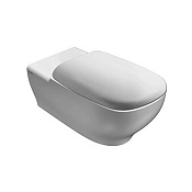 Globo Argento Унитаз подвесной без крышки, с креплением, 37x70 см, цвет: белый глянцевый GEAS2BI