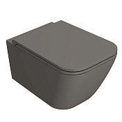 Globo Stone Унитаз подвесной безободковый, с креплением, 36x52 см, цвет: agata матовый STS05AT