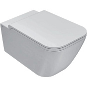 Globo Stone Унитаз подвесной безободковый, с креплением, 36х56 см, цвет: белый глянцевый STS06BI