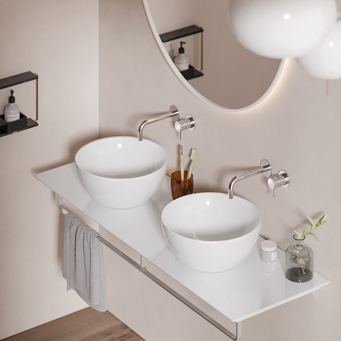 Catalano Zero Раковина чаша d42x18h см, без перелива, покрытие Cataglaze, цвет: белый глянцевый 142TVL00