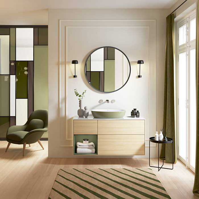 Villeroy & Boch Artis Раковина 61x41x13 см, накладная, цвет: Sage Green 419861BCS8