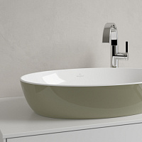 Villeroy & Boch Artis Раковина 61x41x13 см, накладная, цвет: Sage Green 419861BCS8