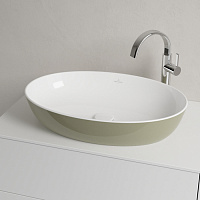 Villeroy & Boch Artis Раковина 61x41x13 см, накладная, цвет: Sage Green 419861BCS8
